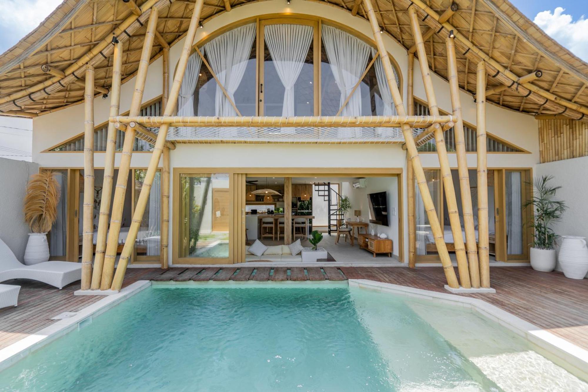 Villa Sunset Bamboo - 3Br Villa In Kerobokan Εξωτερικό φωτογραφία