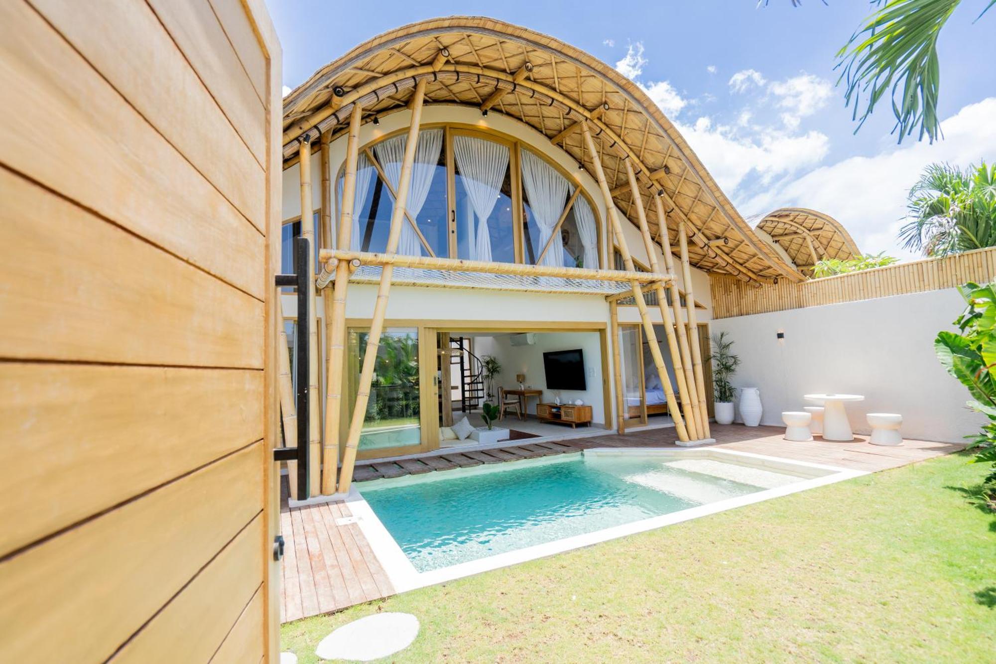 Villa Sunset Bamboo - 3Br Villa In Kerobokan Εξωτερικό φωτογραφία